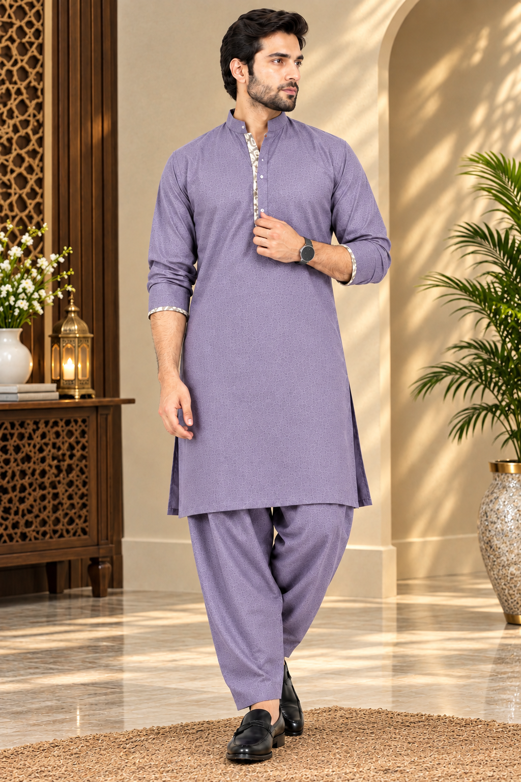Men unstitch suit