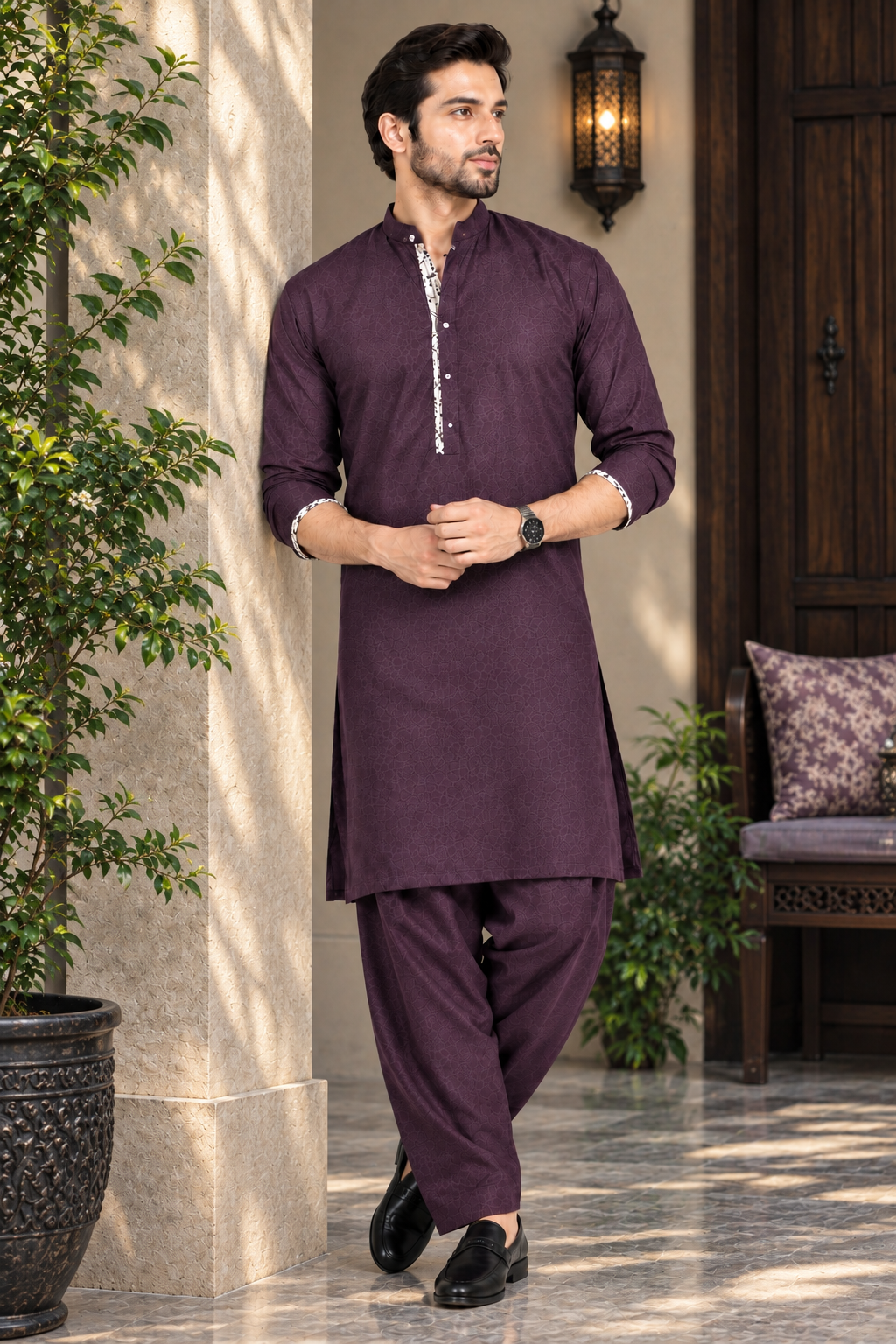 Men unstitch suit