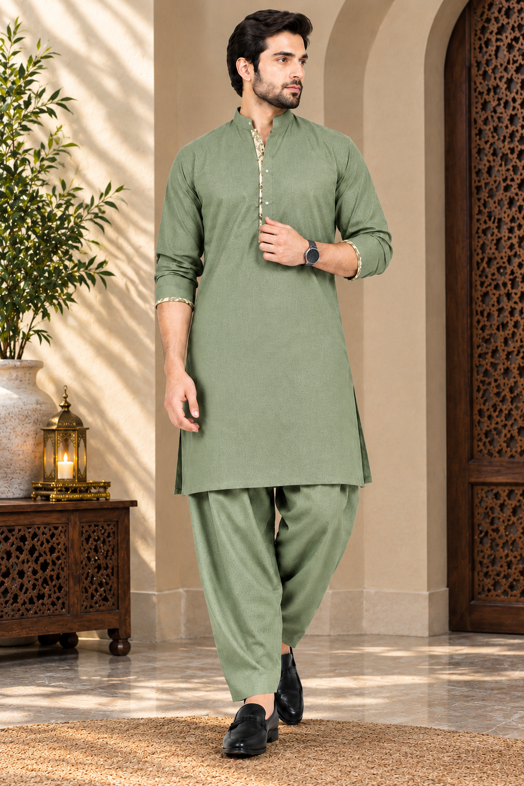 Men unstitch suit